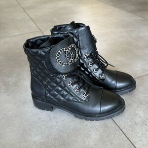 Black Combat Boots